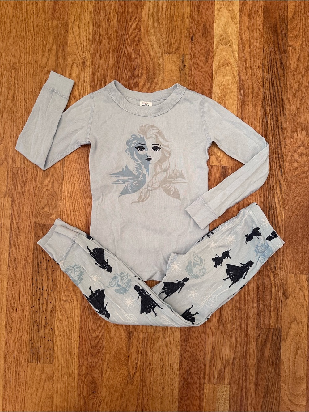 Hanna Andersson x Disney Size 110 5t Frozen II Elsa 2-Piece Pajama Set Organic